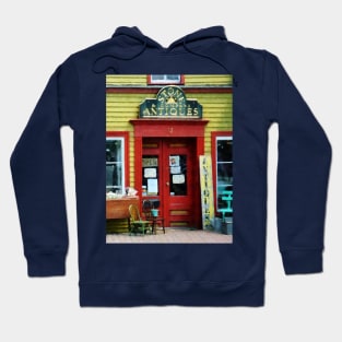 Frenchtown NJ - Antique Shop with Two Chairs Hoodie